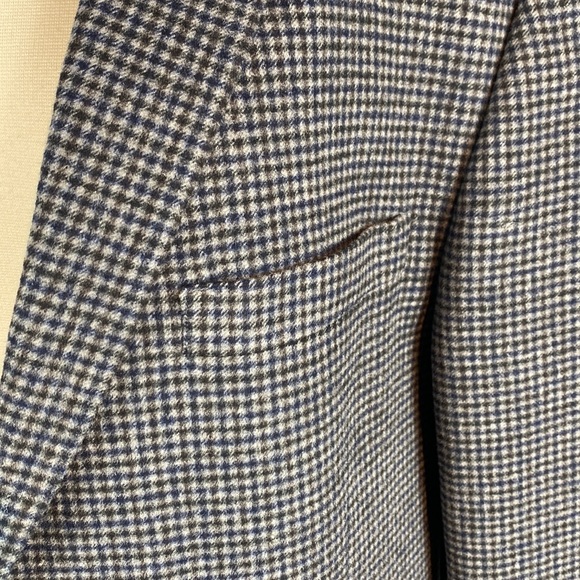 Tommy Hilfiger blazer coat wool plaid - Picture 2 of 14